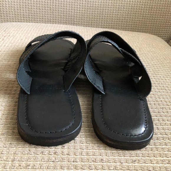 Lloyd Men\'s Black Leather Sandals. main image 11